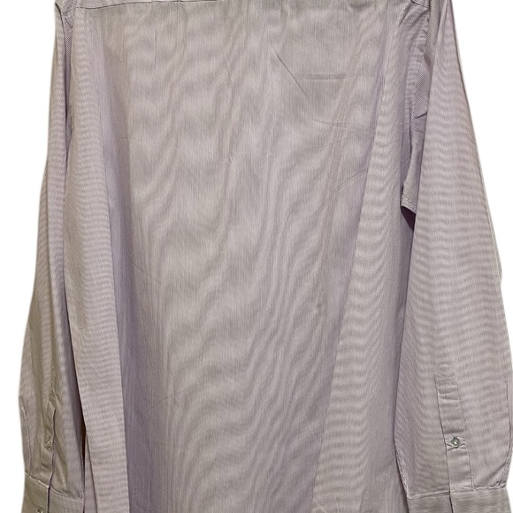 TAYLORDBIRD COLLECTION BUTTON-DOWN SHIRT STRIPED LONG SLEEVE PINK SIZE LARGE - Picture 11 of 11